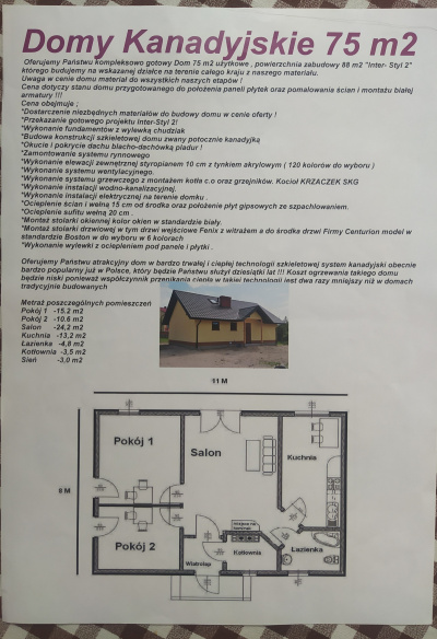 Działka budowlana w centrum Dominikowic (woj.małopolskie) -
małopolskie Zdjęcie nr 13