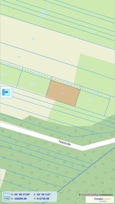 Piękna Budowlana Działka Posłowice - Kielce  -
świętokrzyskie Zdjęcie nr 4