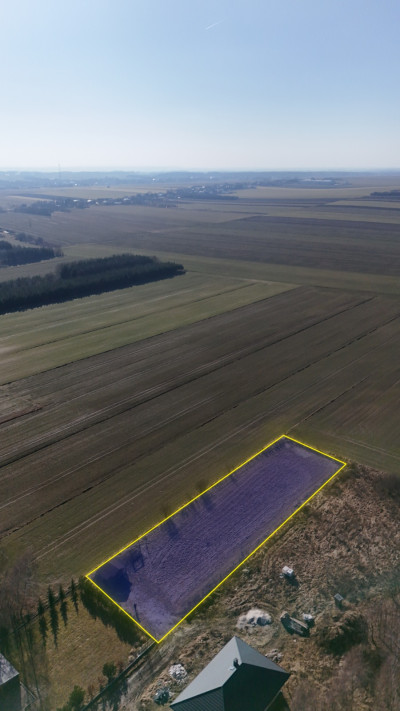 Działka  budowlana  1722 m 2 z wydanymi WZ - Jędrzejów - Jędrzejów  -
świętokrzyskie Zdjęcie nr 6