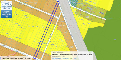 Atrakcyjna działka rolno-budowlana Tumlin W 7422 m MPZP Media Komunikacja - Tumlin-Węgle  -
świętokrzyskie Zdjęcie nr 3