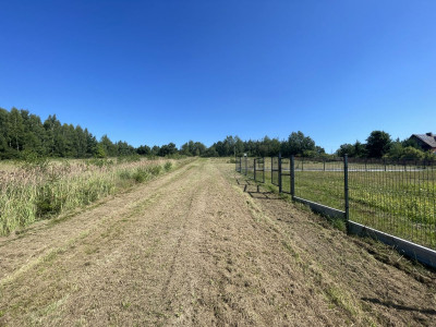 MPZP  Media w działce  Asfaltowa droga  Prostok - Koziel  - Świętokrzyskie