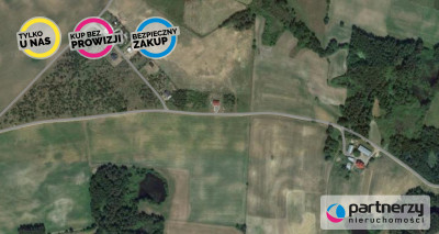 działka w Dąbrowie gm Stężyca ob Łosienice - Łosienice  -
Pomorskie Zdjęcie nr 2