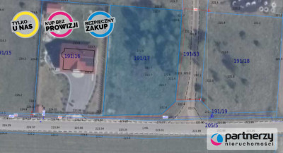 działka w Dąbrowie gm Stężyca ob Łosienice - Łosienice  -
Pomorskie Zdjęcie nr 4