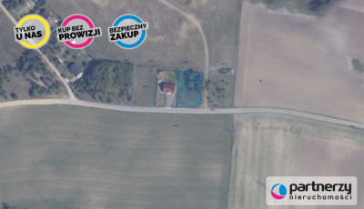 działka w Dąbrowie gm Stężyca ob Łosienice - Łosienice  -
Pomorskie Zdjęcie nr 5