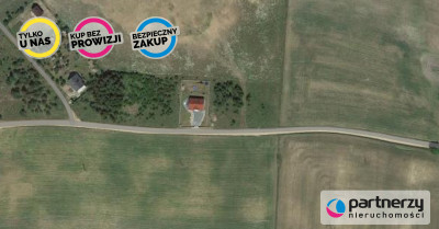 działka w Dąbrowie gm Stężyca ob Łosienice - Łosienice  -
Pomorskie Zdjęcie nr 2