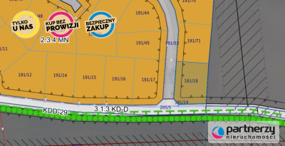 działka w Dąbrowie gm Stężyca ob Łosienice - Łosienice  -
Pomorskie Zdjęcie nr 5