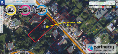 Działka z potencjałem Dom do wyburzenia na granic - Mały Kack  -
Pomorskie Zdjęcie nr 3