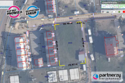 Uzbrojona  Ogrodzona  Pod szeregdomki letni - Władysławowo  -
Pomorskie Zdjęcie nr 4