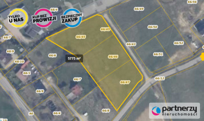 Działki  BUDOWLNE na Kaszubach Łebieńska Huta - powiat wejherowski  -
Pomorskie Zdjęcie nr 4