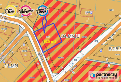 Działka budowlana w Gowinie - Gowino  -
Pomorskie Zdjęcie nr 3