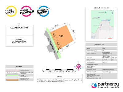 Dwie działki budowlane w Gowinie - Gowino  -
Pomorskie Zdjęcie nr 5