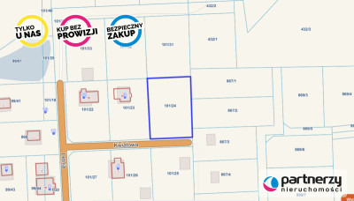 Działka 1123 m2 Grabowo Kościerskie - Grabowo Kościerskie  -
Pomorskie Zdjęcie nr 3