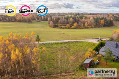 działka w Dąbrowie gm Stężyca ob Łosienice - Łosienice  -
Pomorskie Zdjęcie nr 4