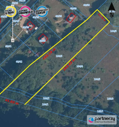 Działka nad jeziora Salinko z dostępem do jeziora - Salinko  -
Pomorskie Zdjęcie nr 5