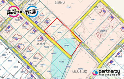 Ze stawem  Pelne media  Mpzp Droga z płyt - Chwaszczyno  -
Pomorskie Zdjęcie nr 2