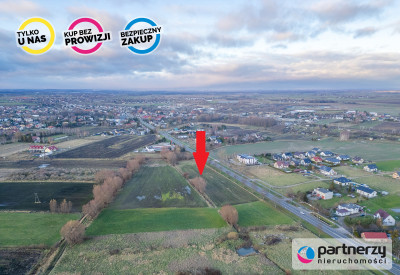 Działka przy drodze 91-  mieszkaniowa i usługi - Kolnik  -
Pomorskie Zdjęcie nr 3