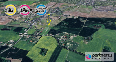 Na sprzedaż duża działka w Nowej Wsi Malborskiej - Nowa Wieś Malborska  -
Pomorskie Zdjęcie nr 3