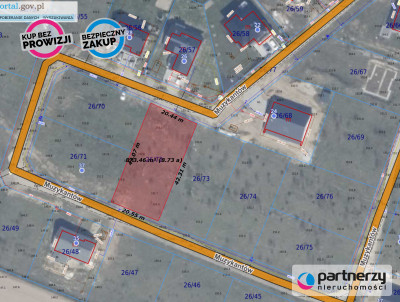 Atrakcyjna działka w Otominie - Otomino  - Pomorskie