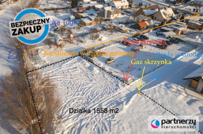 Działka nad Rzeką i z Pozwoleniem na Budowę - Nowy Dwór Gdański  - Pomorskie