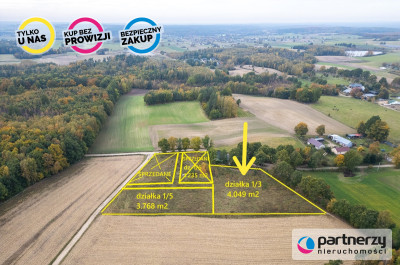 DZIAŁKI W OKOLICY BYTOWA - Grzmiąca  -
Pomorskie Zdjęcie nr 2