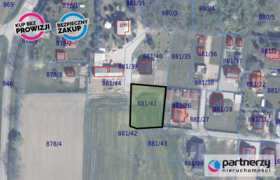 Działka budowlana 1067m2 w Stegnie prąd woda - Stegna  - Pomorskie