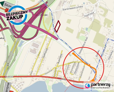 Grunt pod domy i usługi Kacze Buki 084 ha - Wielki Kack  -
Pomorskie Zdjęcie nr 13