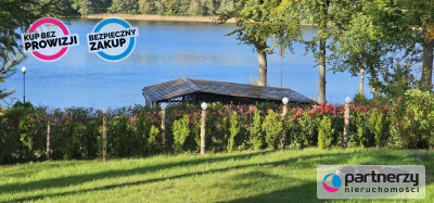 Malownicza działka z domkami nad samym jeziorem - Bożanka  - Pomorskie