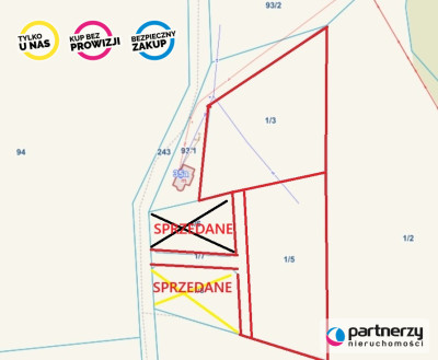 Grzmiąca 2 działki koło Bytowa - Bytów  -
Pomorskie Zdjęcie nr 4