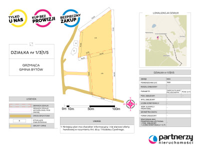 Grzmiąca 2 działki koło Bytowa - Bytów  -
Pomorskie Zdjęcie nr 5