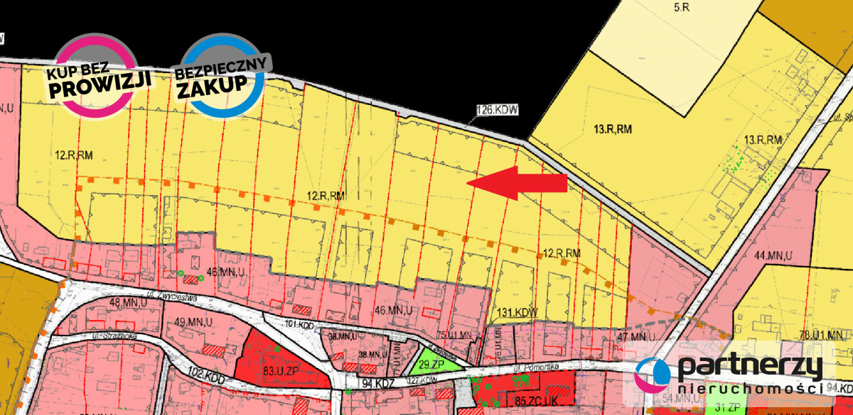 Świetna działka na budowę domu 4 300 m2 Gniewino - powiat wejherowski  -
Pomorskie Zdjęcie nr 1