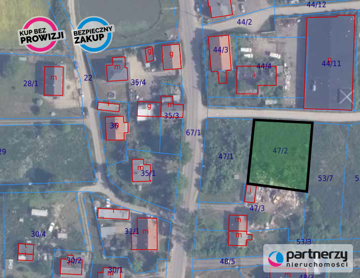 Działka budowlana objęta MPZP 1064m2 blisko Tczewa - powiat tczewski  -
Pomorskie Zdjęcie nr 1