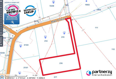 Działka Kościerzyna ul Mała Kolejowa 1464 m2 - Kościerzyna  -
Pomorskie Zdjęcie nr 4