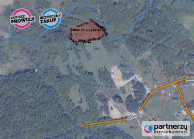 działki dla Konesera Lasy Rzeka Łąki - Graniczna Wieś  -
Pomorskie Zdjęcie nr 2