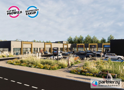 Działka pod małe centrum handlowe - powiat bytowski  - Pomorskie