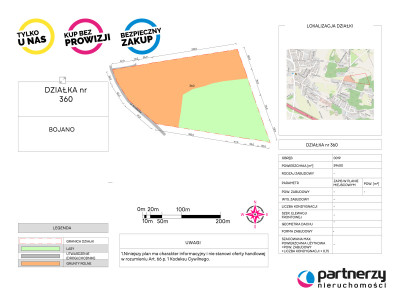 Bojano - duża działka pod inwestycję - Bojano  -
Pomorskie Zdjęcie nr 2