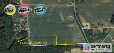 Działka budowlana w Perlinie - Perlino  - Pomorskie