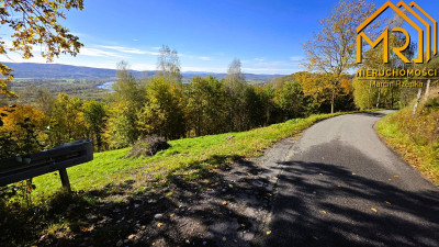 Widokowa działka rolna z panoramą na Dunajec - Melsztyn  -
małopolskie Zdjęcie nr 13