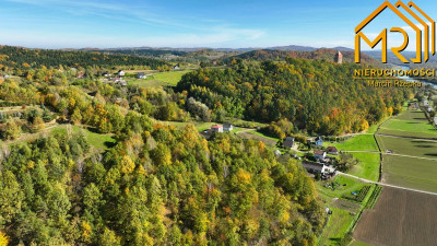 Widokowa działka rolna z panoramą na Dunajec - Melsztyn  -
małopolskie Zdjęcie nr 5