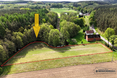 Działka budowlana przy zakolu rzeki Parsęta - Radomyśl  -
Zachodniopomorskie Zdjęcie nr 2