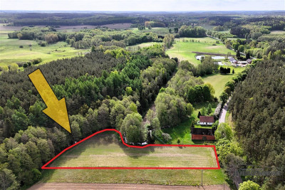 Działka budowlana przy zakolu rzeki Parsęta - Radomyśl  -
Zachodniopomorskie Zdjęcie nr 3