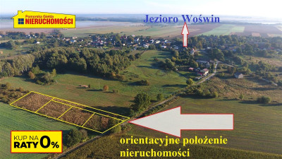 70 km od Szczecina działka budow - 2 km od Jezior - Tucze   - Zachodniopomorskie