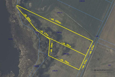 Działki rolne przy jeziorze Wielimie - Marcelin   -
Zachodniopomorskie Zdjęcie nr 7