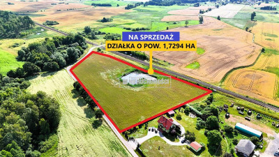 Działka 172 ha  MPZP  Sitno  staw  przy lesie - Sitno   - Zachodniopomorskie