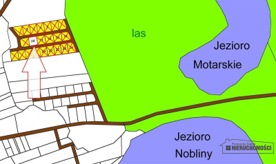 Działka w pobliżu lasu i jeziora - Nobliny  -
Zachodniopomorskie Zdjęcie nr 3