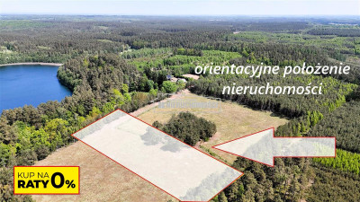 Okole - Grunt siedliskowy w otoczeniu lasu ok 100 - Okole   - Zachodniopomorskie
