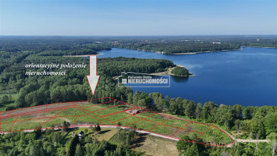 Działka nad samym Jeziorem Pile - Krągi   - Zachodniopomorskie