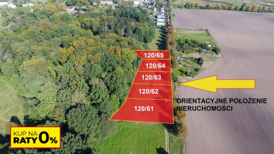 Starzyce - NA RATY - działka budowlana POD LASEM b - Starzyce  - Zachodniopomorskie