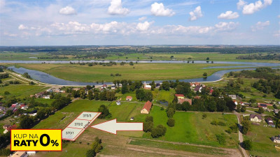 Piasek - działka budowlana - na raty - nad Odrą 70 - Piasek  - Zachodniopomorskie