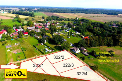 Wyszomierz - działka budowlana - na raty - 8 km od - Wyszomierz  - Zachodniopomorskie