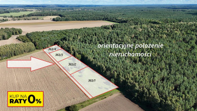 Dargikowo - działka pod lasem - 45 km od morza - n - Dargikowo  - Zachodniopomorskie